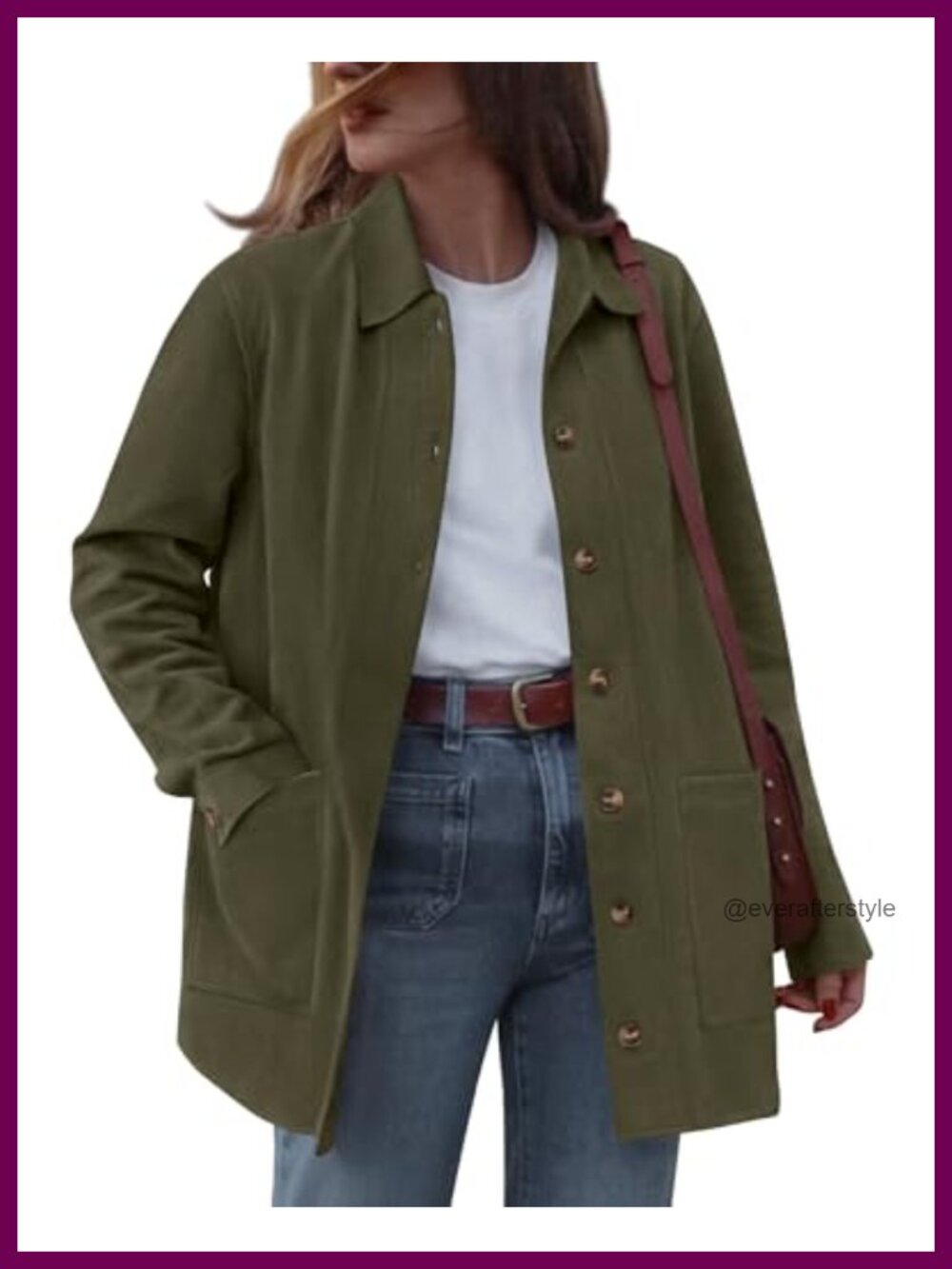 Faux Suede Button Down Jacket Women Fall Winter Lightweight